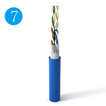 Fiber composite low voltage cable